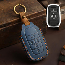 Load image into Gallery viewer, For Toyota SIENNA / Granvia / Alphard / Vellfire Hallmo Crazy Horse Cowhide Car Key Protection Cover, For Toyota SIENNA 4-button, For Toyota SIENNA 5-button, For Toyota SIENNA 6-button