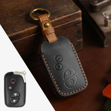 Load image into Gallery viewer, For Lexus RX270 / ES240 / LX570 Hallmo Crazy Horse Cowhide Car Key Protection Cover, For Lexus RX270 3-button, For Lexus RX270 4-button