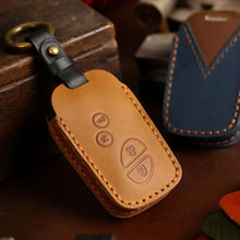 Load image into Gallery viewer, For Lexus RX270 / ES240 / LX570 Hallmo Crazy Horse Cowhide Car Key Protection Cover, For Lexus RX270 3-button, For Lexus RX270 4-button