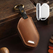 Load image into Gallery viewer, For Kia K3 / K5 2024 Hallmo Crazy Horse Cowhide Car Key Protection Cover, For Kia K3 5-button, For Kia K3 6-button, For Kia K3 7-button, For Kia K3 8-button, For Kia K3 9-button