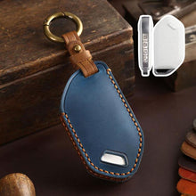 Load image into Gallery viewer, For Kia K3 / K5 2024 Hallmo Crazy Horse Cowhide Car Key Protection Cover, For Kia K3 5-button, For Kia K3 6-button, For Kia K3 7-button, For Kia K3 8-button, For Kia K3 9-button