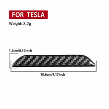 Load image into Gallery viewer, For Tesla Model 3 / Y / S / X Carbon Fiber Car Trunk Logo Decorative Sticker, Car Trunk Logo