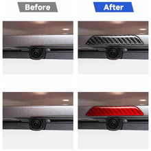 Load image into Gallery viewer, For Tesla Model 3 / Y / S / X Carbon Fiber Car Trunk Logo Decorative Sticker, Car Trunk Logo