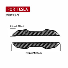 Load image into Gallery viewer, For Tesla Model 3 / Y / S / X 2pcs/Set Carbon Fiber Car Rearview Mirror Anti-collision Decorative Sticker, Car Rearview Mirror Anti-collision