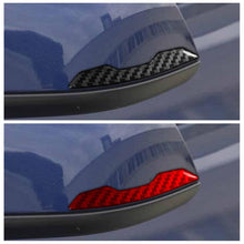 Load image into Gallery viewer, For Tesla Model 3 / Y / S / X 2pcs/Set Carbon Fiber Car Rearview Mirror Anti-collision Decorative Sticker, Car Rearview Mirror Anti-collision