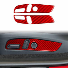 Load image into Gallery viewer, For Tesla Model 3 2023- 2pcs/Set Carbon Fiber Car Seat Adjustment Panel Decorative Sticker, 2pcs/Set Car Seat Adjustment Panel, Left Drive, 2pcs/Set Car Seat Adjustment Panel, Right Drive