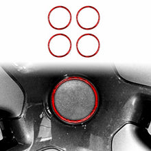 Load image into Gallery viewer, For Tesla Model 3 / Y 4pcs/Set Carbon Fiber Car Wheel Hub Decoration Ring, Car Wheel Hub