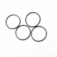 Load image into Gallery viewer, For Tesla Model 3 / Y 4pcs/Set Carbon Fiber Car Wheel Hub Decoration Ring, Car Wheel Hub