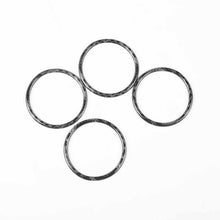 Load image into Gallery viewer, For Tesla Model 3 / Y 4pcs/Set Carbon Fiber Car Wheel Hub Decoration Ring, Car Wheel Hub