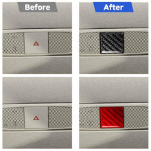 Load image into Gallery viewer, For Tesla Model 3 2019-2022 / Model Y 2019-2024 Carbon Fiber Car Emergency Light Button Decorative Sticker, For Tesla Model 3 2019-2022 / Model Y 2019-2024 Car Emergency Light Button