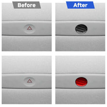 Load image into Gallery viewer, For Tesla Model 3 2023- Carbon Fiber Car Emergency Light Button Decorative Sticker, For Tesla Model 3 2023- Car Emergency Light Button