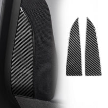 Load image into Gallery viewer, For Tesla Model 3 2023- 2pcs/Set Carbon Fiber Car Interior Door A-Pillar Decorative Sticker, Car Interior Door A-Pillar