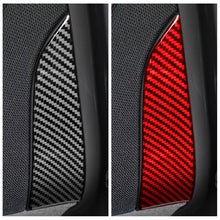 Load image into Gallery viewer, For Tesla Model 3 2023- 2pcs/Set Carbon Fiber Car Interior Door A-Pillar Decorative Sticker, Car Interior Door A-Pillar