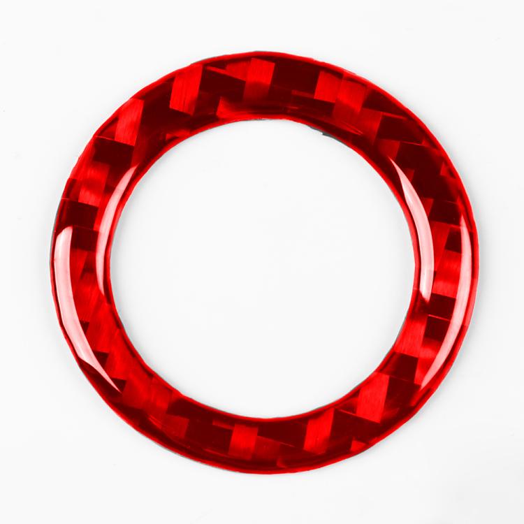 For Tesla Model 3 2023- Carbon Fiber Car Trunk Button Frame Decorative Sticker, Car Trunk Button Frame