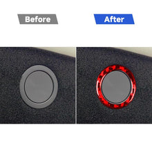Load image into Gallery viewer, For Tesla Model 3 2023- Carbon Fiber Car Trunk Button Frame Decorative Sticker, Car Trunk Button Frame