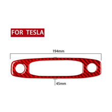Load image into Gallery viewer, For Tesla Model 3 2017-2022 / Y 2020-2024 Carbon Fiber Car Front Reading Light Panel Decorative Sticker, For Tesla Model 3 2017-2022 / Y 2020-2024 Car Front Reading Light Panel