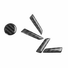Load image into Gallery viewer, For Tesla Model 3 2023- 5pcs/Set Carbon Fiber Car Seat Adjustment Button Decorative Sticker, Car Seat Adjustment Button
