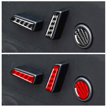 Load image into Gallery viewer, For Tesla Model 3 2023- 5pcs/Set Carbon Fiber Car Seat Adjustment Button Decorative Sticker, Car Seat Adjustment Button