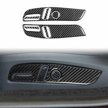Load image into Gallery viewer, For Tesla Model 3 2023- 7pcs/Set Carbon Fiber Car Seat Adjustment Panel Decorative Sticker, 7pcs/Set Car Seat Adjustment Panel, Left Drive, 7pcs/Set Car Seat Adjustment Panel, Right Drive