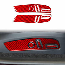 Load image into Gallery viewer, For Tesla Model 3 2023- 7pcs/Set Carbon Fiber Car Seat Adjustment Panel Decorative Sticker, 7pcs/Set Car Seat Adjustment Panel, Left Drive, 7pcs/Set Car Seat Adjustment Panel, Right Drive
