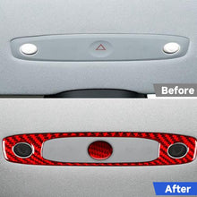 Load image into Gallery viewer, For Tesla Model 3 2023- 2pcs/Set Carbon Fiber Car Reading Light Panel Decorative Sticker, For Tesla Model 3 2023- Car Reading Light Panel