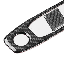 For Tesla Model 3 2019-2022 / Y 2019-2024 2pcs/Set Carbon Fiber Car Reading Light Panel Decorative Sticker, For Tesla Model 3 2019-2022 / Y 2019-2024 Car Reading Light Panel