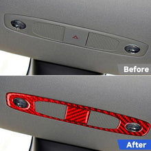 Load image into Gallery viewer, For Tesla Model 3 2019-2022 / Y 2019-2024 2pcs/Set Carbon Fiber Car Reading Light Panel Decorative Sticker, For Tesla Model 3 2019-2022 / Y 2019-2024 Car Reading Light Panel