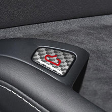 Load image into Gallery viewer, For Tesla Model 3 2019-2023 / Y 2019-2024 4pcs/Set Carbon Fiber Car Door Switch Decorative Sticker with Label, For Tesla Model 3 2019-2023 / Y 2019-2024 Car Door Switch