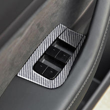 Load image into Gallery viewer, For Tesla Model 3 2017-2022 / Y 2020-2024 6pcs/Set Carbon Fiber Car Window Lift Panel Decorative Sticker, Car Window Lift Panel, Left Drive, Car Window Lift Panel, Right Drive