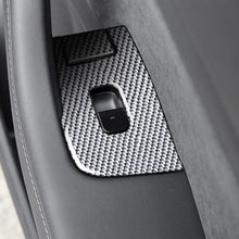 Load image into Gallery viewer, For Tesla Model 3 2017-2022 / Y 2020-2024 6pcs/Set Carbon Fiber Car Window Lift Panel Decorative Sticker, Car Window Lift Panel, Left Drive, Car Window Lift Panel, Right Drive