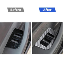 Load image into Gallery viewer, For Tesla Model 3 2017-2022 / Y 2020-2024 6pcs/Set Carbon Fiber Car Window Lift Panel Decorative Sticker, Car Window Lift Panel, Left Drive, Car Window Lift Panel, Right Drive