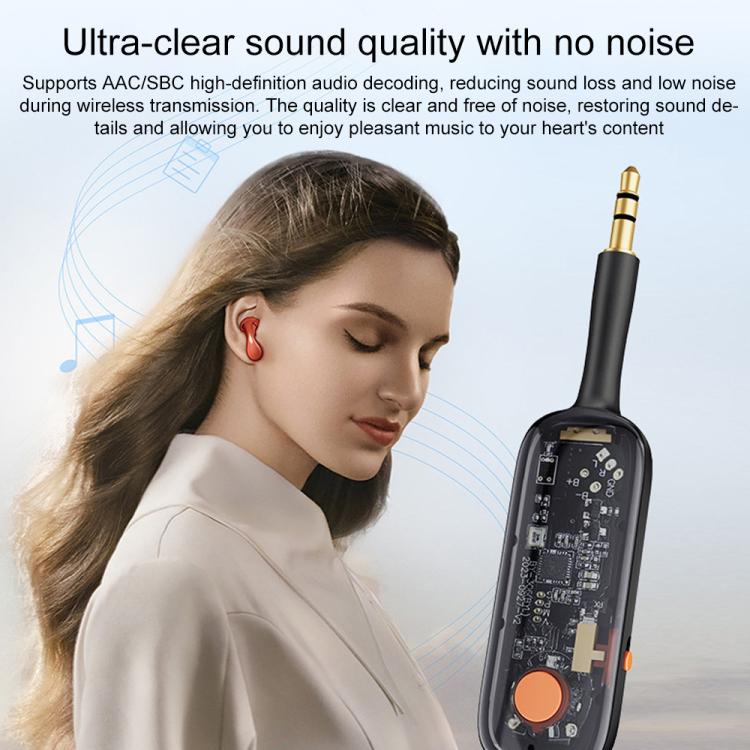BOYI BY306 AUX Car FM Transmitter Wireless Bluetooth 5.3 Receiver, BY306