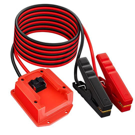 Car Jump Adapter for Battery, Type-A for Milwaukee, Type-B for Makita, Type-C for Dewalt