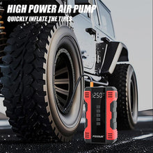 Load image into Gallery viewer, FOXSUR Car Emergency Starter Power Supply Multi-function Portable Car Air Pump