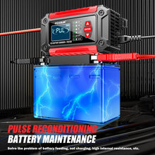 Load image into Gallery viewer, FOXSUR FTC-1206 2 in 1 12V Charging Tester Integrated Machine Car Motorcycle Battery Charger Tester, EU Plug, US Plug, UK Plug, AU Plug
