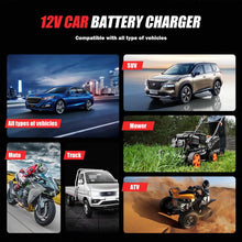 Load image into Gallery viewer, FOXSUR FTC-1206 2 in 1 12V Charging Tester Integrated Machine Car Motorcycle Battery Charger Tester, EU Plug, US Plug, UK Plug, AU Plug