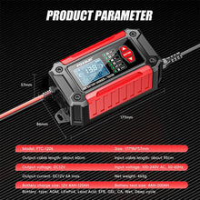Load image into Gallery viewer, FOXSUR FTC-1206 2 in 1 12V Charging Tester Integrated Machine Car Motorcycle Battery Charger Tester, EU Plug, US Plug, UK Plug, AU Plug