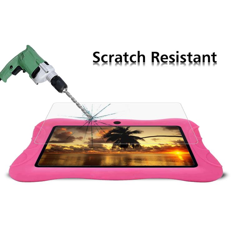 25pcs 9H 0.3mm Explosion-proof Tempered Glass Film, For VESWWE V9 Tablet 7.0