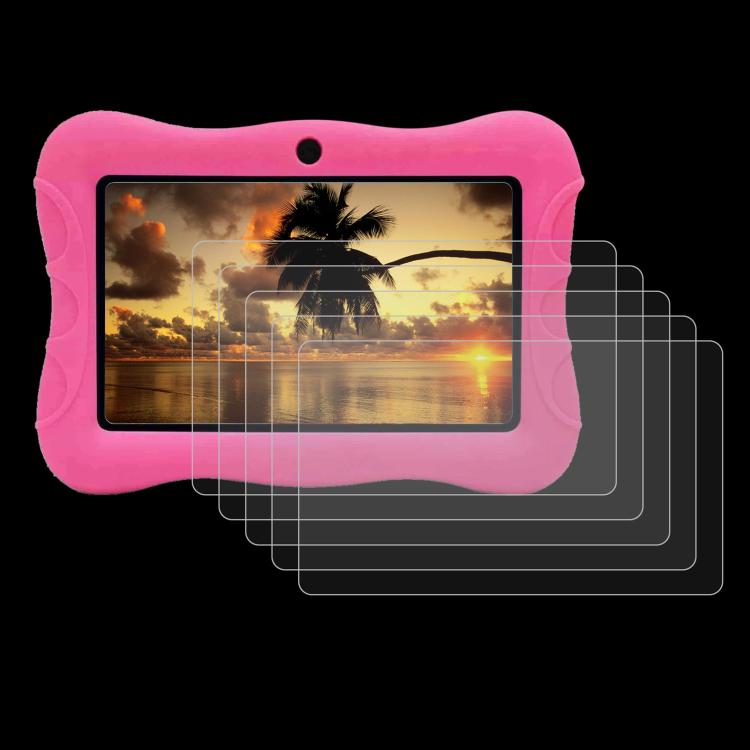 25pcs 9H 0.3mm Explosion-proof Tempered Glass Film, For VESWWE V9 Tablet 7.0