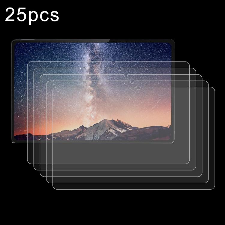 25pcs 9H 0.3mm Explosion-proof Tempered Glass Film, For Azeyou F27 / F29 12 inch, For Azeyou M17 T11 11 inch, For Azeyou F27 mini 8.7