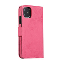 Load image into Gallery viewer, KLT888-2 Retro 2 in 1 Detachable Magnetic Horizontal Flip TPU + PU Leather Case with Holder &amp; Card Slots &amp; Photo Frame &amp; Wallet, For iPhone 11, For iPhone 11 Pro, For iPhone 11 Pro Max, For iPhone 6, For iPhone 6 Plus, For iPhone SE 2022 / SE 2020 / 8 ...