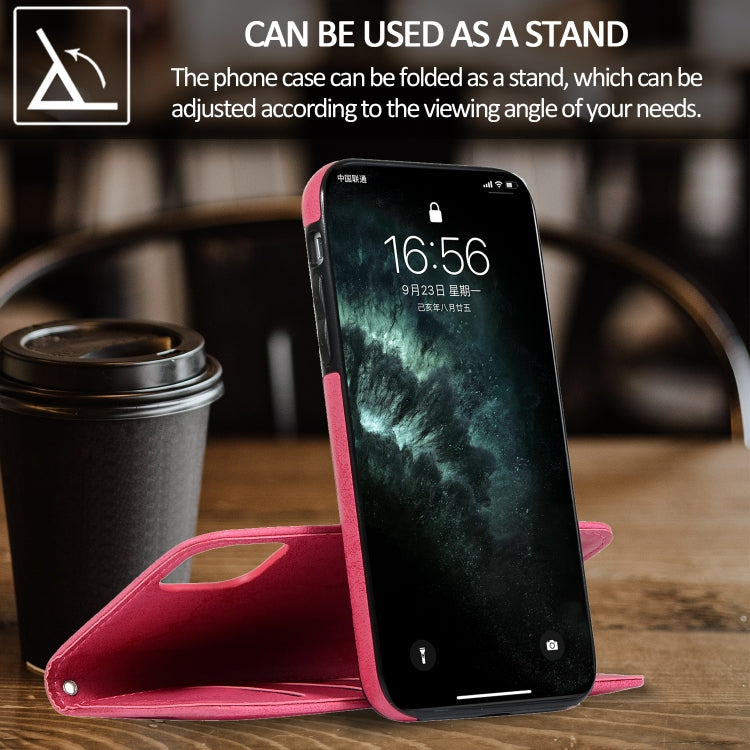 KLT888-2 Retro 2 in 1 Detachable Magnetic Horizontal Flip TPU + PU Leather Case with Holder & Card Slots & Photo Frame & Wallet, For iPhone 11, For iPhone 11 Pro, For iPhone 11 Pro Max, For iPhone 6, For iPhone 6 Plus, For iPhone SE 2022 / SE 2020 / 8 ...