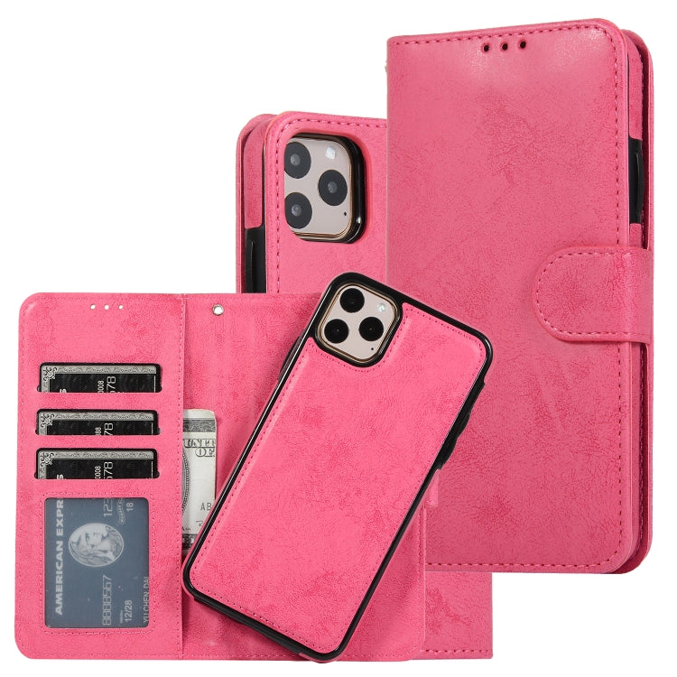 KLT888-2 Retro 2 in 1 Detachable Magnetic Horizontal Flip TPU + PU Leather Case with Holder & Card Slots & Photo Frame & Wallet, For iPhone 11, For iPhone 11 Pro, For iPhone 11 Pro Max, For iPhone 6, For iPhone 6 Plus, For iPhone SE 2022 / SE 2020 / 8 ...