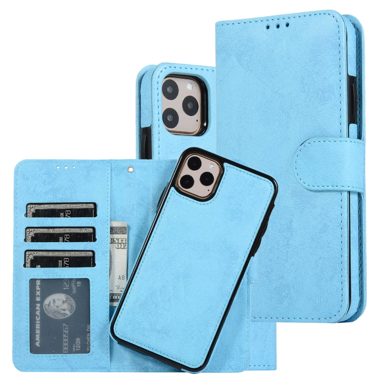 KLT888-2 Retro 2 in 1 Detachable Magnetic Horizontal Flip TPU + PU Leather Case with Holder & Card Slots & Photo Frame & Wallet, For iPhone 11, For iPhone 11 Pro, For iPhone 11 Pro Max, For iPhone 6, For iPhone 6 Plus, For iPhone SE 2022 / SE 2020 / 8 ...