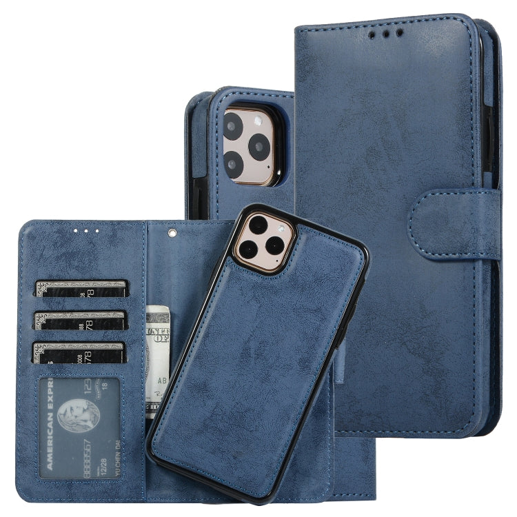 KLT888-2 Retro 2 in 1 Detachable Magnetic Horizontal Flip TPU + PU Leather Case with Holder & Card Slots & Photo Frame & Wallet, For iPhone 11, For iPhone 11 Pro, For iPhone 11 Pro Max, For iPhone 6, For iPhone 6 Plus, For iPhone SE 2022 / SE 2020 / 8 ...