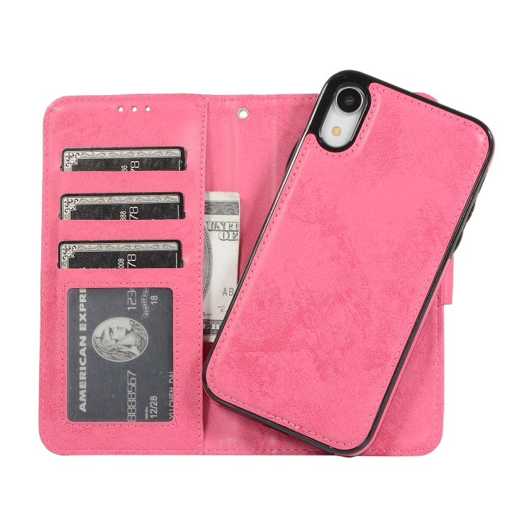 KLT888-2 Retro 2 in 1 Detachable Magnetic Horizontal Flip TPU + PU Leather Case with Holder & Card Slots & Photo Frame & Wallet, For iPhone XR, For iPhone XS Max, For iPhone 12 mini, For iPhone 12 / 12 Pro, For iPhone 12 Pro Max