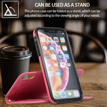 Load image into Gallery viewer, KLT888-2 Retro 2 in 1 Detachable Magnetic Horizontal Flip TPU + PU Leather Case with Holder &amp; Card Slots &amp; Photo Frame &amp; Wallet, For iPhone XR, For iPhone XS Max, For iPhone 12 mini, For iPhone 12 / 12 Pro, For iPhone 12 Pro Max