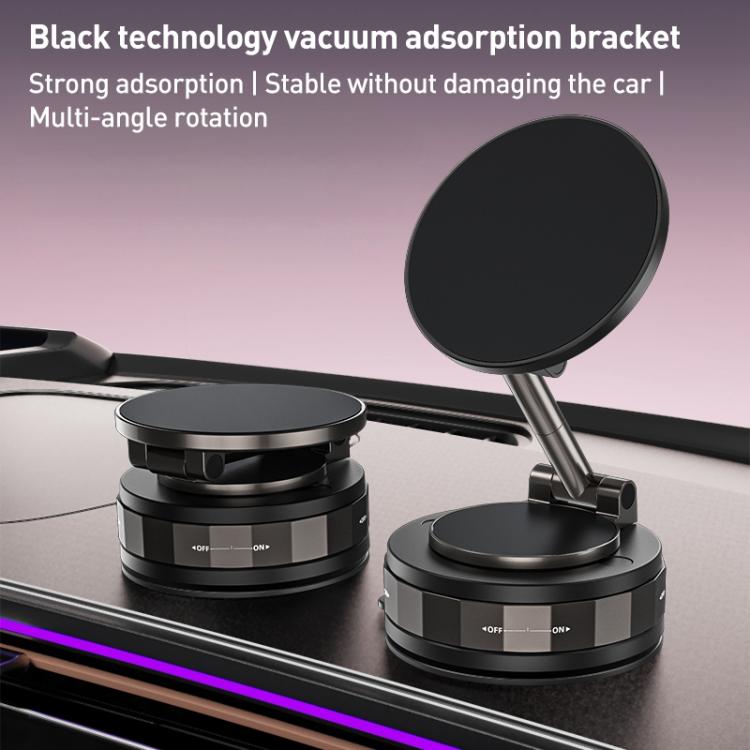 CCT30-2F Rotating Vacuum Adsorption Magnetic Car Phone Holder, CCT30-2F