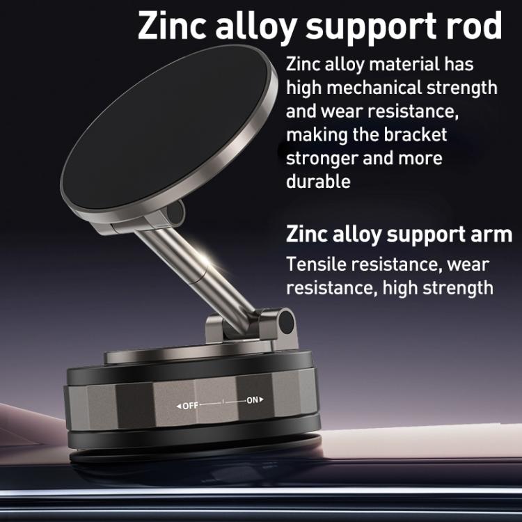 CCT30-2F Rotating Vacuum Adsorption Magnetic Car Phone Holder, CCT30-2F