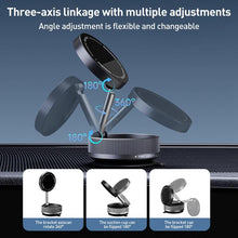 Load image into Gallery viewer, K10A Three-axis Folding Vacuum Adsorption Magnetic Car Phone Holder, K10A (White), K10A (Black), K10A (Grey)